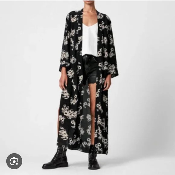 All Saints Carine Jasmine Kimono - Picture 1 of 6